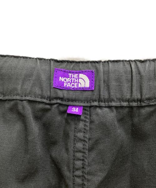 THE NORTHFACE PURPLELABEL（ザ・ノースフェイス パープルレーベル）THE NORTHFACE PURPLELABEL (ザ・ノースフェイス パープルレーベル) Ripstop Wide Cropped Pants ブラック サイズ:34の古着・服飾アイテム