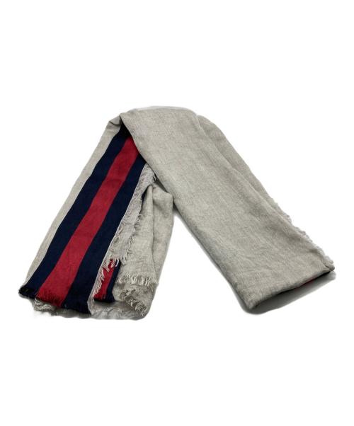 GUCCI（グッチ）GUCCI (グッチ) GG柄ストール グレーの古着・服飾アイテム