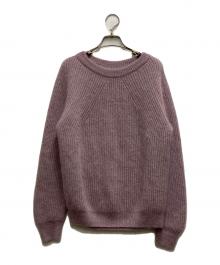 BATONER（バトナ―）の古着「モヘアブレンドニット」｜ピンク
