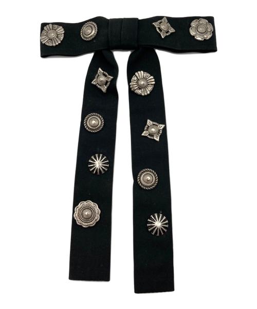 TOGA TOO（トーガ・トゥ）TOGA TOO (トーガ・トゥ) VIRILIS Concho ribbon tie ブラック サイズ:不明の古着・服飾アイテム