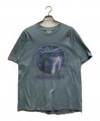 Kansasヘインズ）の古着「プリントTシャツ」｜ブルー