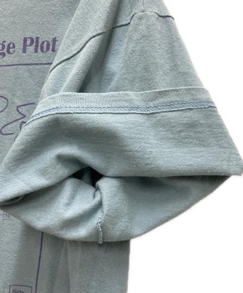 Kansas（ヘインズ）Kansas (ヘインズ) プリントTシャツ ブルー サイズ:Ⅼの古着・服飾アイテム