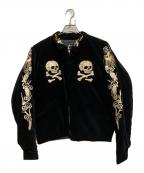 Reminiscenceレミニセンス）の古着「別珍襟付きリバーシブルスカジャン」｜ブラック