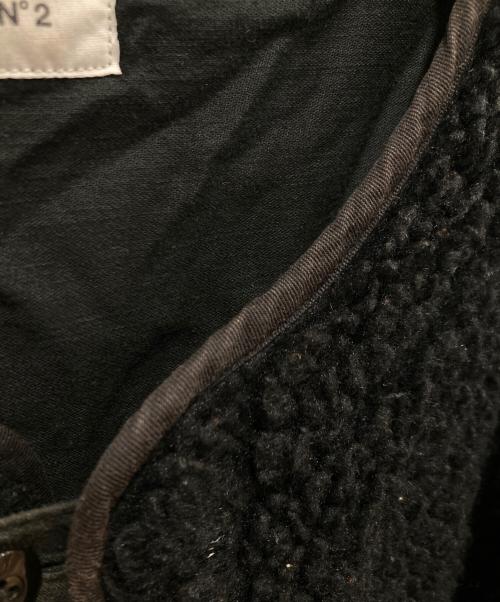 BEDWIN &THE HEARTBREAKERS（ベドウィンアンドザ ハートブレイカーズ）BEDWIN &THE HEARTBREAKERS (ベドウィンアンドザ ハートブレイカーズ) ボアジャケット ブラック サイズ:NO.2の古着・服飾アイテム