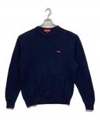 SUPREMEシュプリーム）の古着「TEXTURED SMALL BOX SWEATER」｜ネイビー