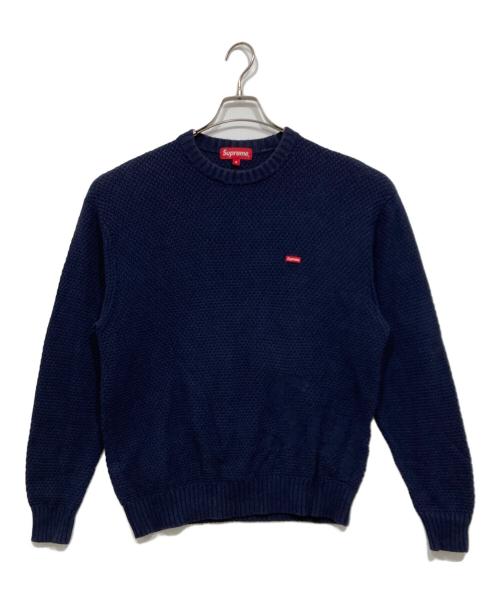 SUPREME（シュプリーム）Supreme (シュプリーム) TEXTURED SMALL BOX SWEATER ネイビー サイズ:Ｍの古着・服飾アイテム