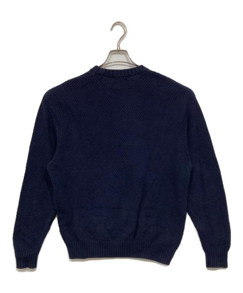 SUPREME（シュプリーム）Supreme (シュプリーム) TEXTURED SMALL BOX SWEATER ネイビー サイズ:Ｍの古着・服飾アイテム