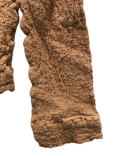 me ISSEY MIYAKE（ミーイッセイ ミヤケ）me ISSEY MIYAKE (ミーイッセイ ミヤケ) カリフラワープリーツシャツ オレンジ サイズ:-の古着・服飾アイテム