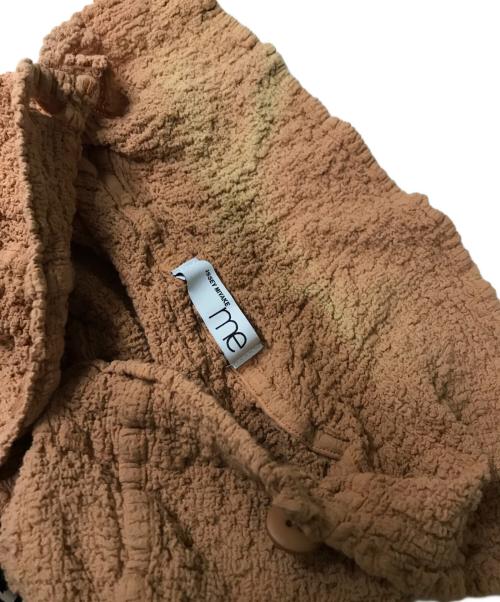 me ISSEY MIYAKE（ミーイッセイ ミヤケ）me ISSEY MIYAKE (ミーイッセイ ミヤケ) カリフラワープリーツシャツ オレンジ サイズ:-の古着・服飾アイテム