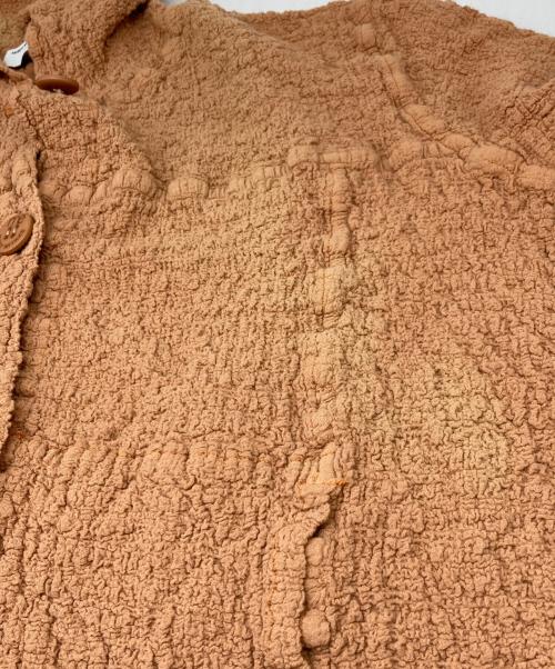 me ISSEY MIYAKE（ミーイッセイ ミヤケ）me ISSEY MIYAKE (ミーイッセイ ミヤケ) カリフラワープリーツシャツ オレンジ サイズ:-の古着・服飾アイテム