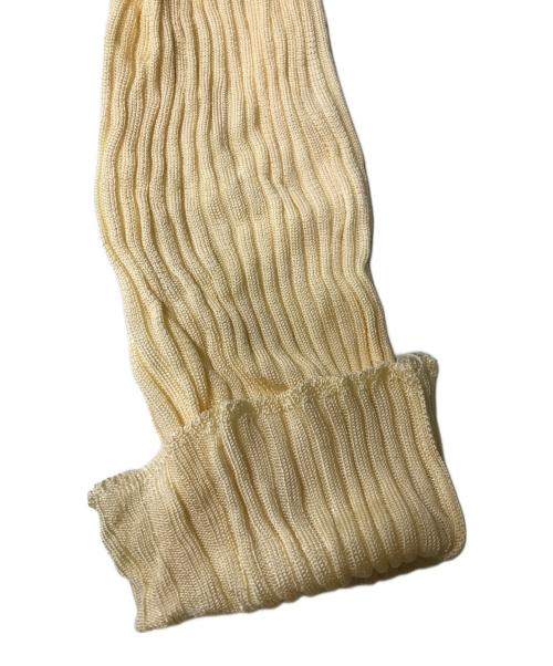 MARQUES'ALMEIDA（マルケスアルメイダ）Marques'Almeida (マルケスアルメイダ) リブレーヨンニット イエロー サイズ:XSの古着・服飾アイテム