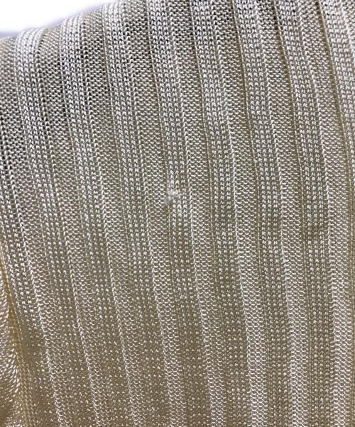 MARQUES'ALMEIDA（マルケスアルメイダ）Marques'Almeida (マルケスアルメイダ) リブレーヨンニット イエロー サイズ:XSの古着・服飾アイテム