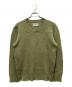 Maison Margiela（メゾンマルジェラ）の古着「Vネックメランジニット」｜グリーン