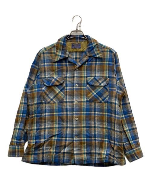 PENDLETON（ペンドルトン）PENDLETON (ペンドルトン) 70`Sボードシャツ ブルー サイズ:Ⅼの古着・服飾アイテム