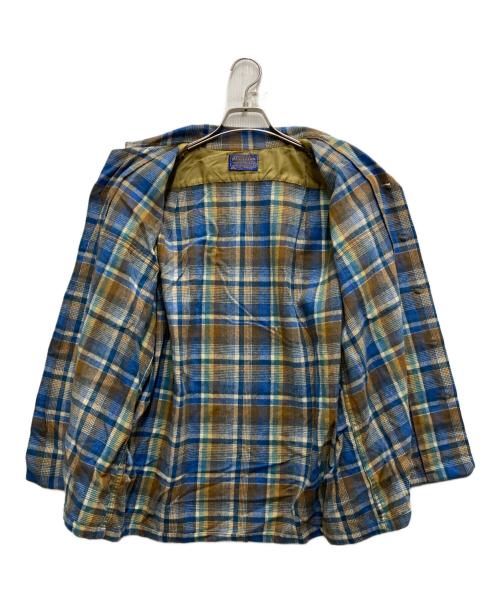 PENDLETON（ペンドルトン）PENDLETON (ペンドルトン) 70`Sボードシャツ ブルー サイズ:Ⅼの古着・服飾アイテム