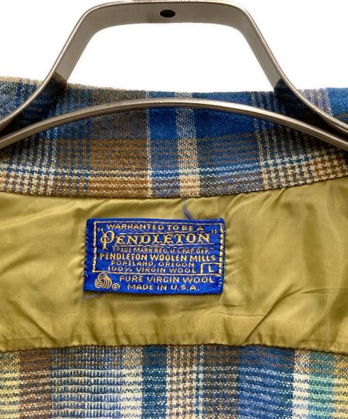 PENDLETON（ペンドルトン）PENDLETON (ペンドルトン) 70`Sボードシャツ ブルー サイズ:Ⅼの古着・服飾アイテム