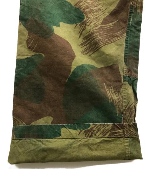 Belgium Army（ベルギーアーミー）Belgium Army (ベルギーアーミー) 50`Sブラッシュストロークカモパンツ オリーブ サイズ:7の古着・服飾アイテム