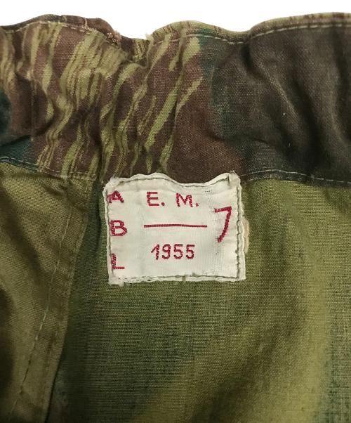 Belgium Army（ベルギーアーミー）Belgium Army (ベルギーアーミー) 50`Sブラッシュストロークカモパンツ オリーブ サイズ:7の古着・服飾アイテム