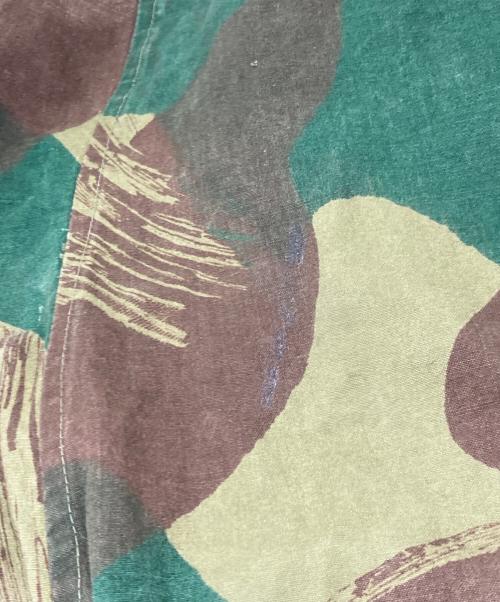 Belgium Army（ベルギーアーミー）Belgium Army (ベルギーアーミー) 50`Sブラッシュストロークカモパンツ オリーブ サイズ:7の古着・服飾アイテム