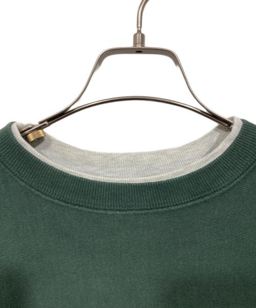 Champion（チャンピオン）Champion (チャンピオン) 90`Sリバースウィーブスウェット グリーン サイズ:Lの古着・服飾アイテム
