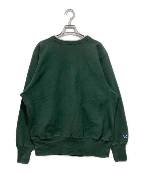 Champion（チャンピオン）Champion (チャンピオン) 90`Sリバースウィーブスウェット グリーン サイズ:Lの古着・服飾アイテム