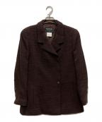 CHANELシャネル）の古着「ココボタンウールジャケット」｜ブラウン