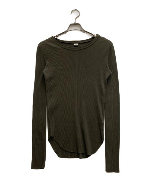 GOOD GRIEF!（グッドグリーフ）GOOD GRIEF! (グッドグリーフ) リブニット オリーブ サイズ:FREEの古着・服飾アイテム