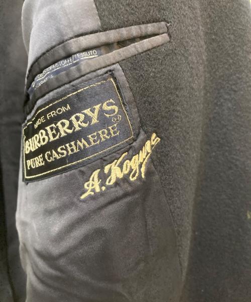 BURBERRY（バーバリー）BURBERRY (バーバリー) 70`Sカシミヤステンカラーコート ネイビー サイズ:表記無しの古着・服飾アイテム