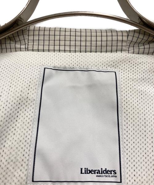Liberaiders（リベレイダース）Liberaiders (リベレイダース) GRID CLOTH PARKA ホワイト サイズ:Lの古着・服飾アイテム