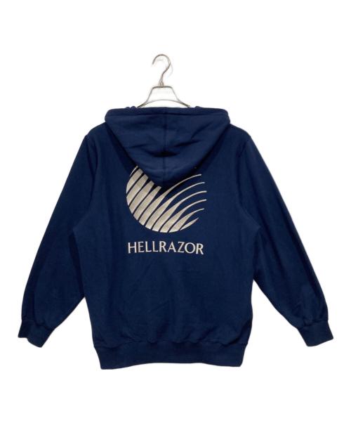 HELLRAZOR（ヘルレイザー）HELLRAZOR (ヘルレイザー) ジップパーカー ネイビー サイズ:Lの古着・服飾アイテム