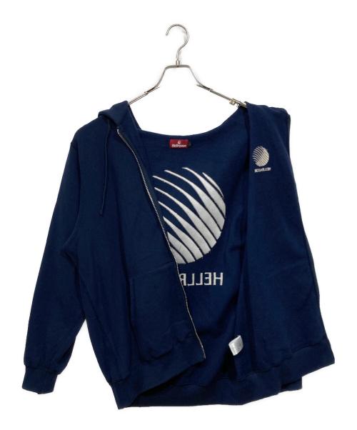 HELLRAZOR（ヘルレイザー）HELLRAZOR (ヘルレイザー) ジップパーカー ネイビー サイズ:Lの古着・服飾アイテム