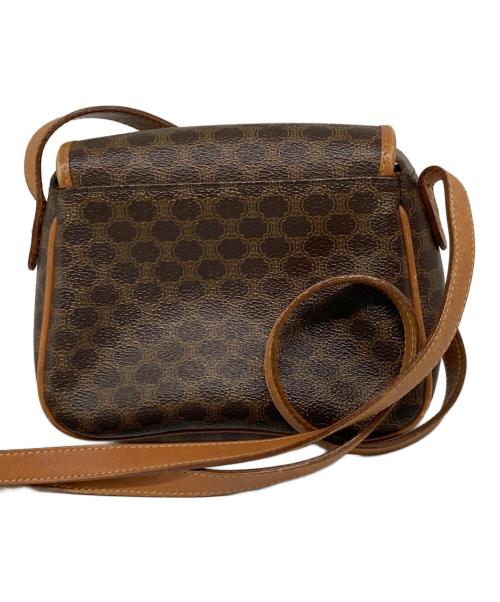 CELINE（セリーヌ）CELINE (セリーヌ) マカダム ミニショルダーバッグ ブラウンの古着・服飾アイテム