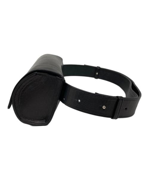 ETRE TOKYO（エトレトウキョウ）ETRE TOKYO (エトレトウキョウ) Inswirl (インスワール) ディアスキンボディバッグ ブラックの古着・服飾アイテム