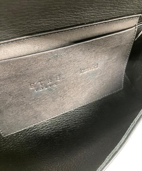 ETRE TOKYO（エトレトウキョウ）ETRE TOKYO (エトレトウキョウ) Inswirl (インスワール) ディアスキンボディバッグ ブラックの古着・服飾アイテム