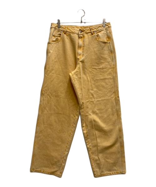 WISM（ウィズム）WISM (ウィズム) BAGGY DENIM PANT イエロー サイズ:32の古着・服飾アイテム