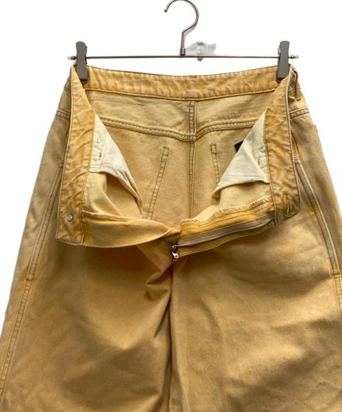 WISM（ウィズム）WISM (ウィズム) BAGGY DENIM PANT イエロー サイズ:32の古着・服飾アイテム