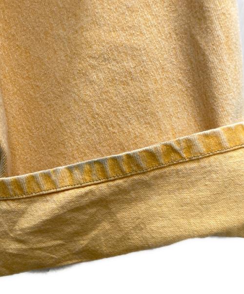 WISM（ウィズム）WISM (ウィズム) BAGGY DENIM PANT イエロー サイズ:32の古着・服飾アイテム