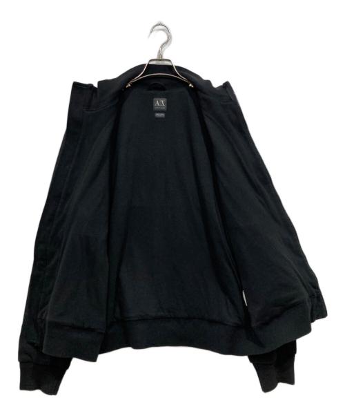 ARMANI EXCHANGE（アルマーニ エクスチェンジ）ARMANI EXCHANGE (アルマーニ エクスチェンジ) 異素材ブルゾン ブラック サイズ:XLの古着・服飾アイテム