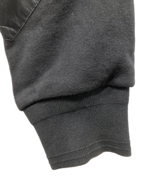 ARMANI EXCHANGE（アルマーニ エクスチェンジ）ARMANI EXCHANGE (アルマーニ エクスチェンジ) 異素材ブルゾン ブラック サイズ:XLの古着・服飾アイテム