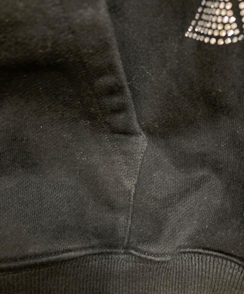 Unknown london（アンノウンロンドン）UNKNOWN LONDON (アンノウンロンドン) ラインストーンパーカー ブラック サイズ:Ⅼの古着・服飾アイテム