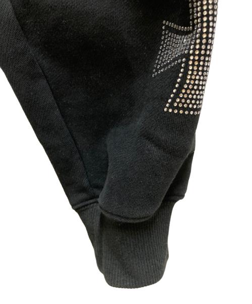 Unknown london（アンノウンロンドン）UNKNOWN LONDON (アンノウンロンドン) ラインストーンパーカー ブラック サイズ:Ⅼの古着・服飾アイテム