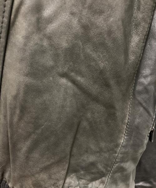 DIESEL（ディーゼル）DIESEL (ディーゼル) レザージャケット ブラック サイズ:XSの古着・服飾アイテム