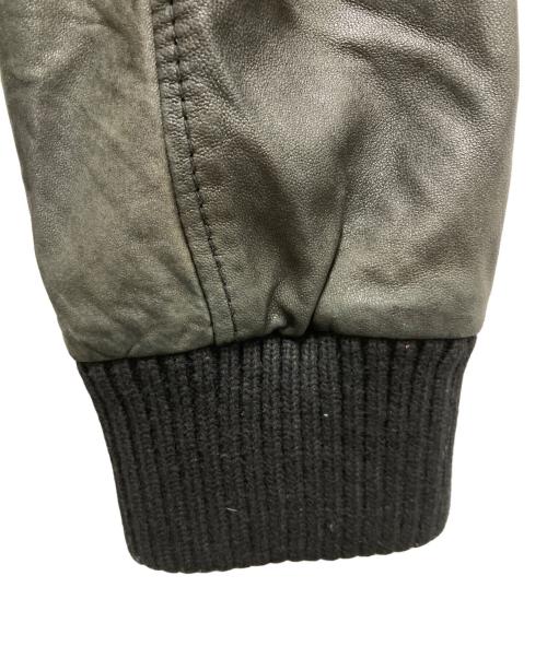 DIESEL（ディーゼル）DIESEL (ディーゼル) レザージャケット ブラック サイズ:XSの古着・服飾アイテム