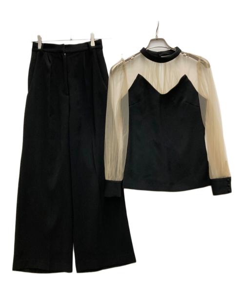 Ameri（アメリ）AMERI (アメリ) UNDRESSED PRIMA SET UP ブラック×ベージュ サイズ:Sの古着・服飾アイテム