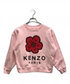KENZOケンゾー）の古着「Boke Flowerフラワープリントスウェット」｜ピンク