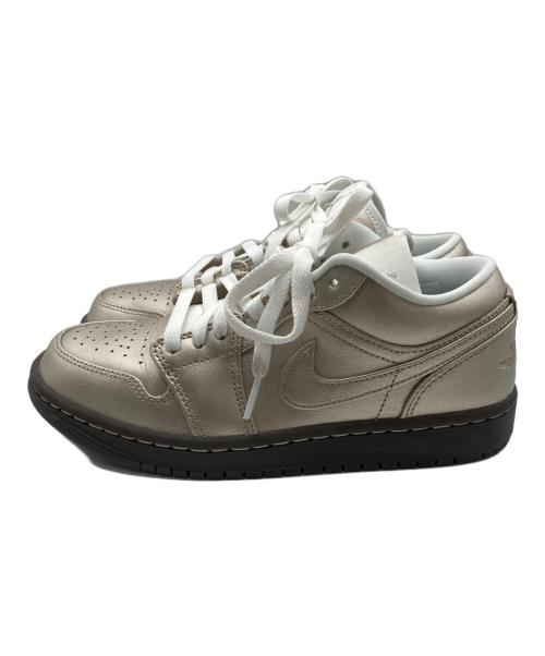 NIKE（ナイキ）NIKE (ナイキ) AIR JORDAN 1 LOW シャンパンゴールド サイズ:23の古着・服飾アイテム