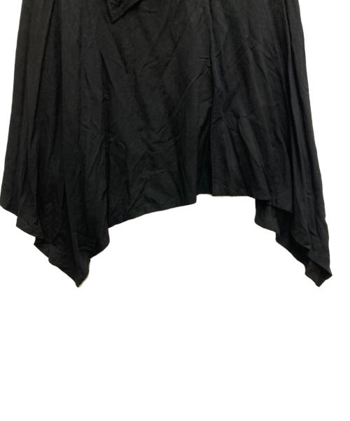 Yohji Yamamoto FEMME（ヨウジヤマモトファム）Yohji Yamamoto Femme (ヨウジヤマモトファム) レーヨンスカート ブラック サイズ:1の古着・服飾アイテム