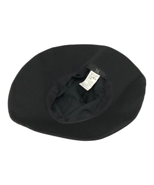 Y's（ワイズ）Y's (ワイズ) ハット ブラックの古着・服飾アイテム