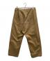 STUDIO NICHOLSON (スタジオ ニコルソン) タックパンツ ベージュ サイズ:Ⅿ：7000円