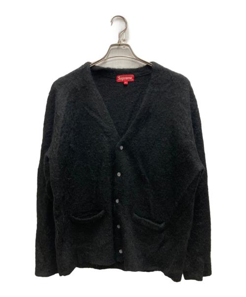 SUPREME（シュプリーム）Supreme (シュプリーム) Brushed Mohair Cardigan ブラック サイズ:Mの古着・服飾アイテム